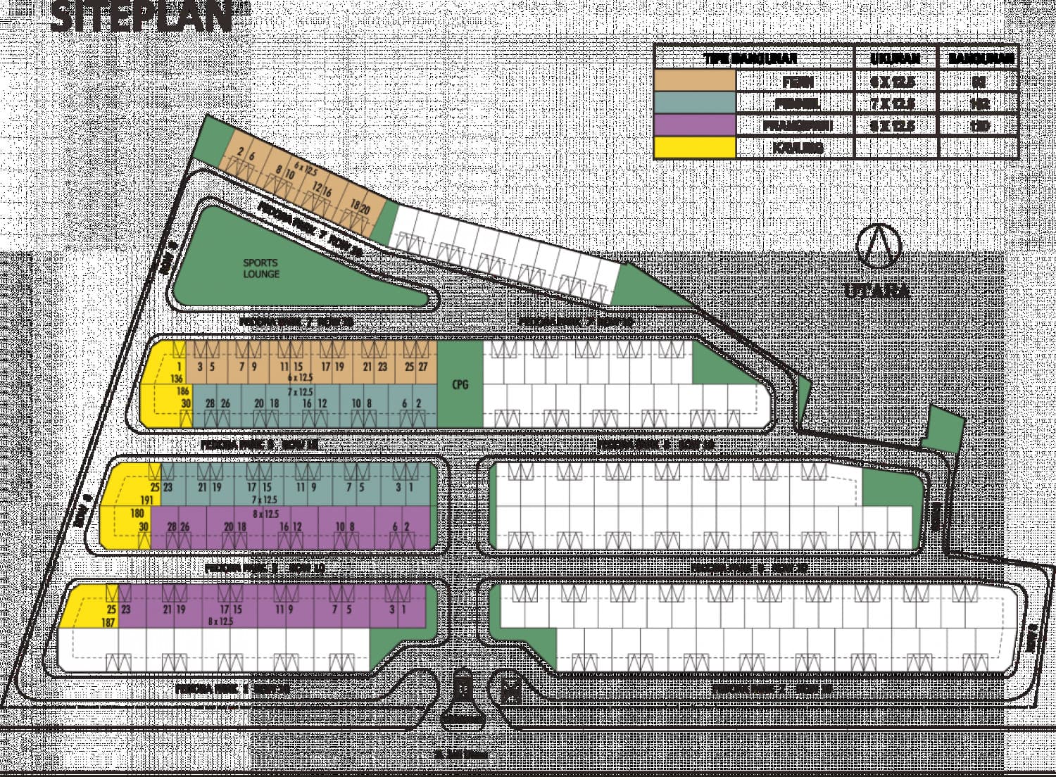 Siteplan Fedora Park