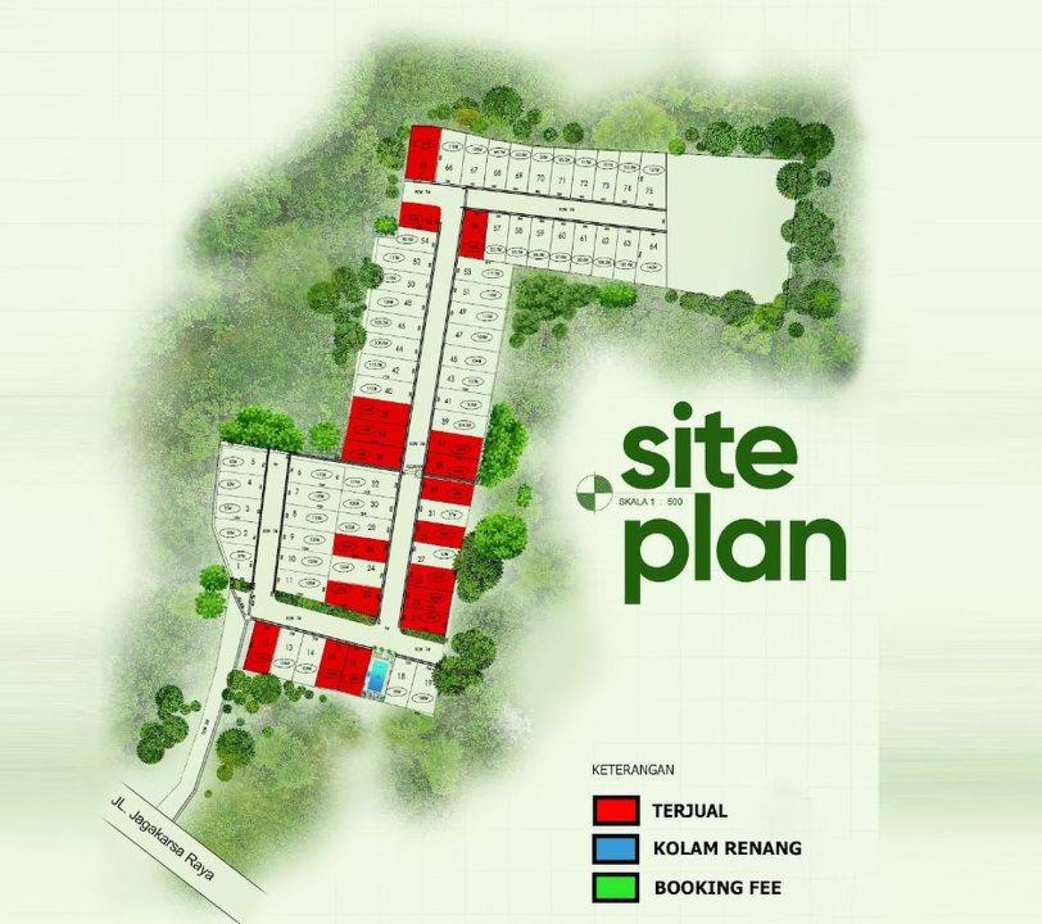 Siteplan Greenleaf Jagakarsa Residence