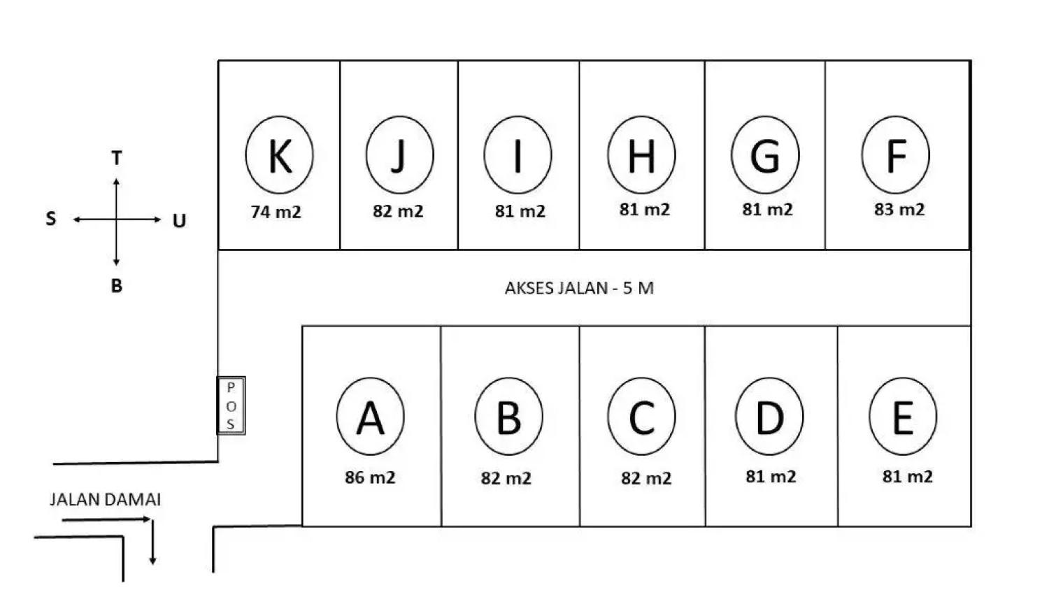 site plan Casa Damai