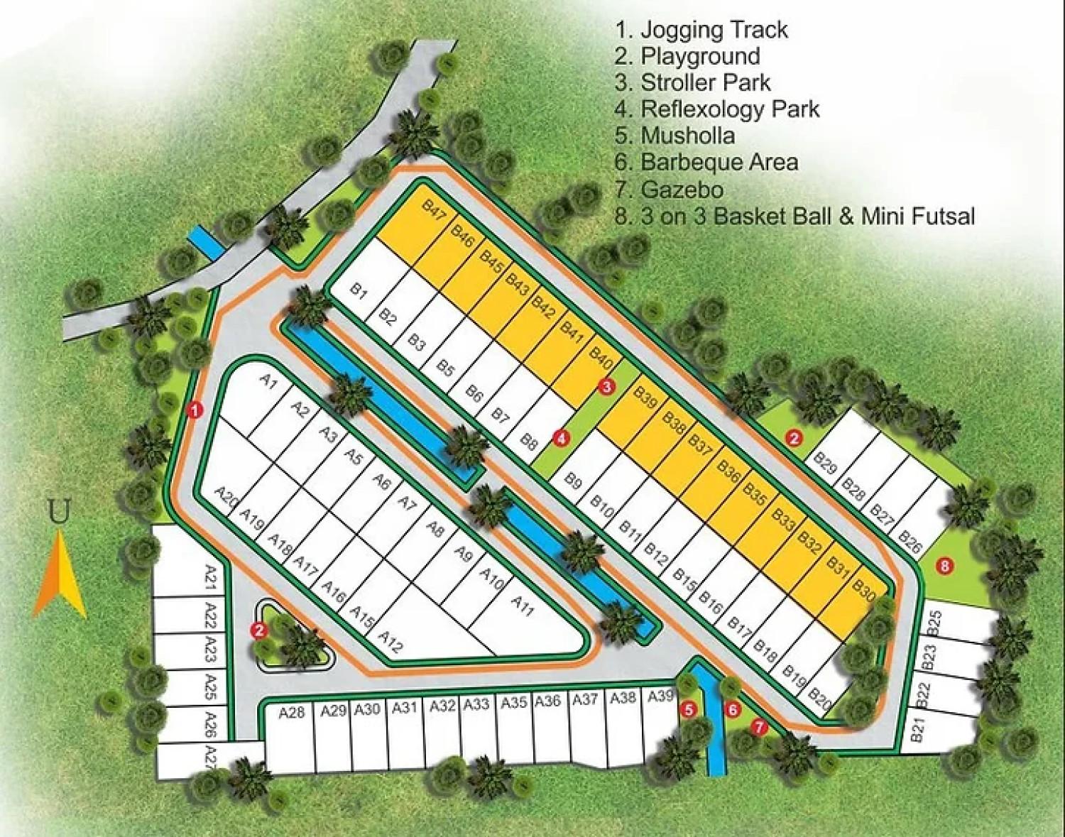 site plan Namara Residence