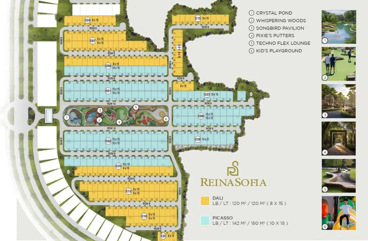 Siteplan Reina Sofia at Citra City Sentul