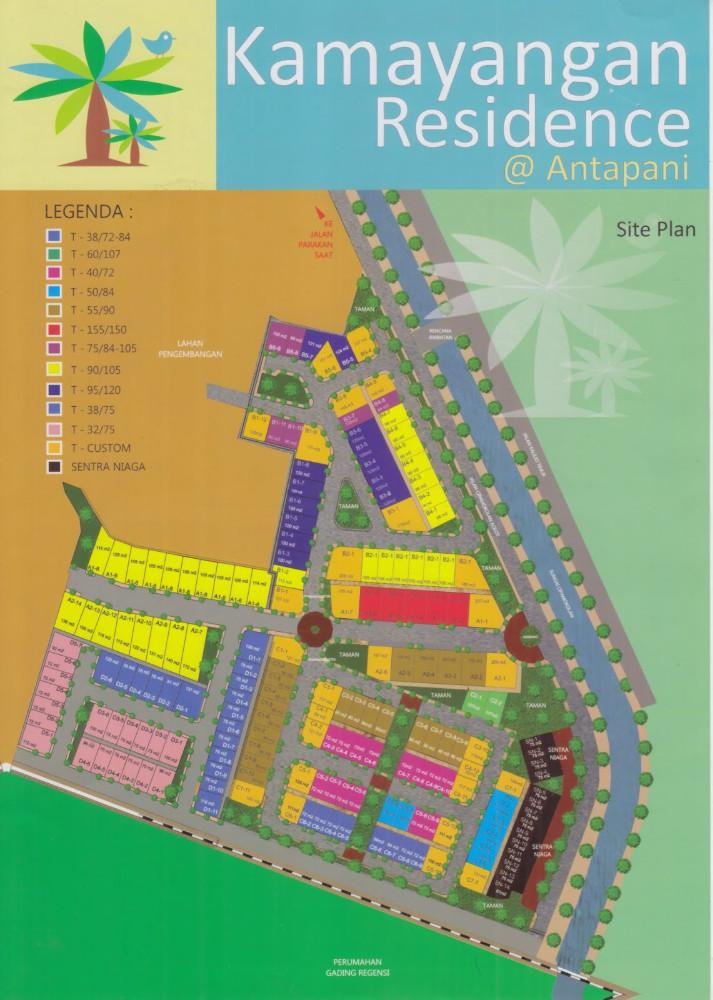 Siteplan Kamyangan Residence