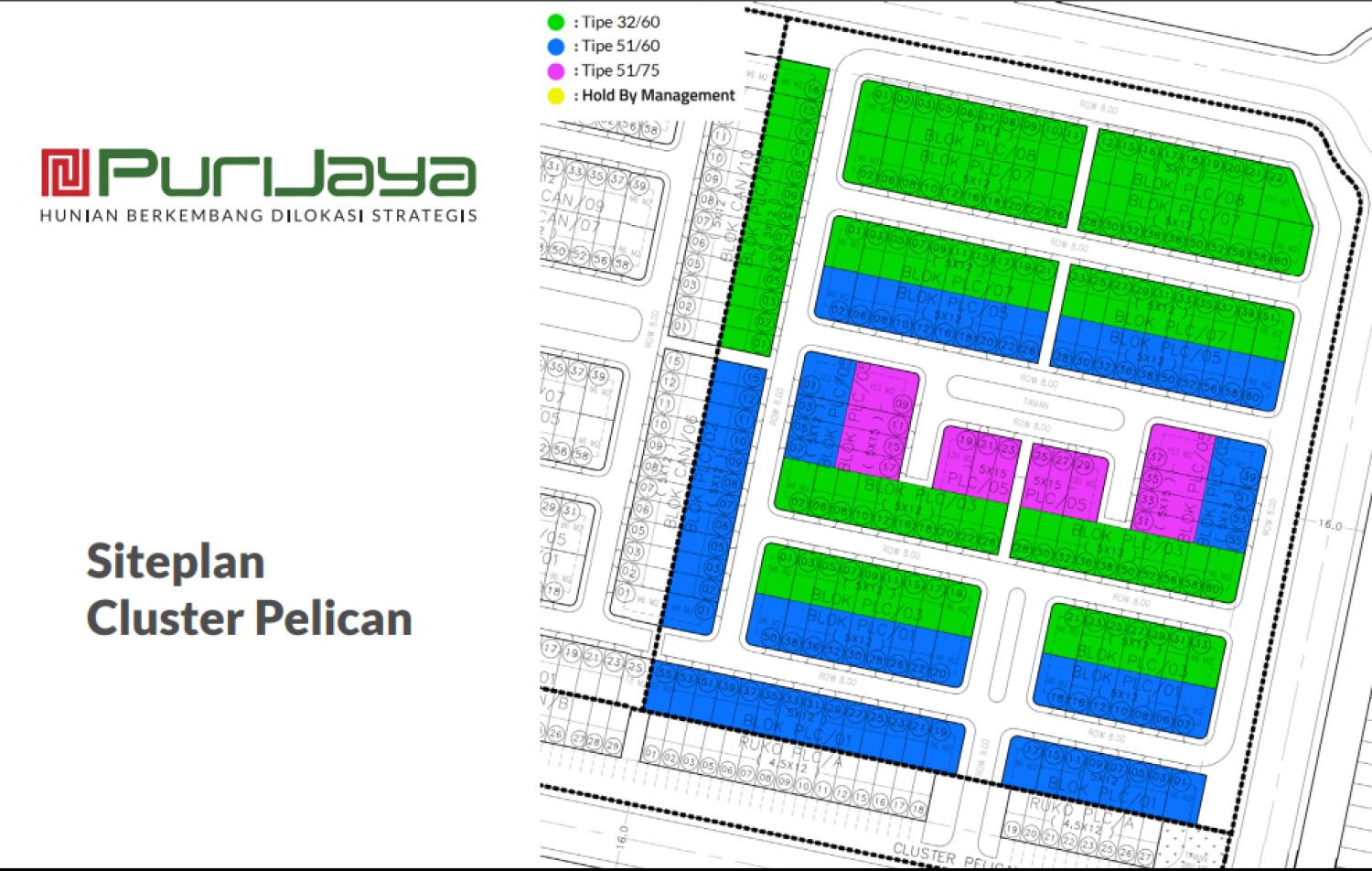 Siteplan Pelican Puri Jaya