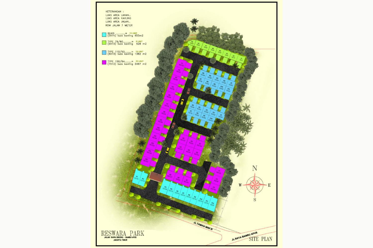 Siteplan Cluster