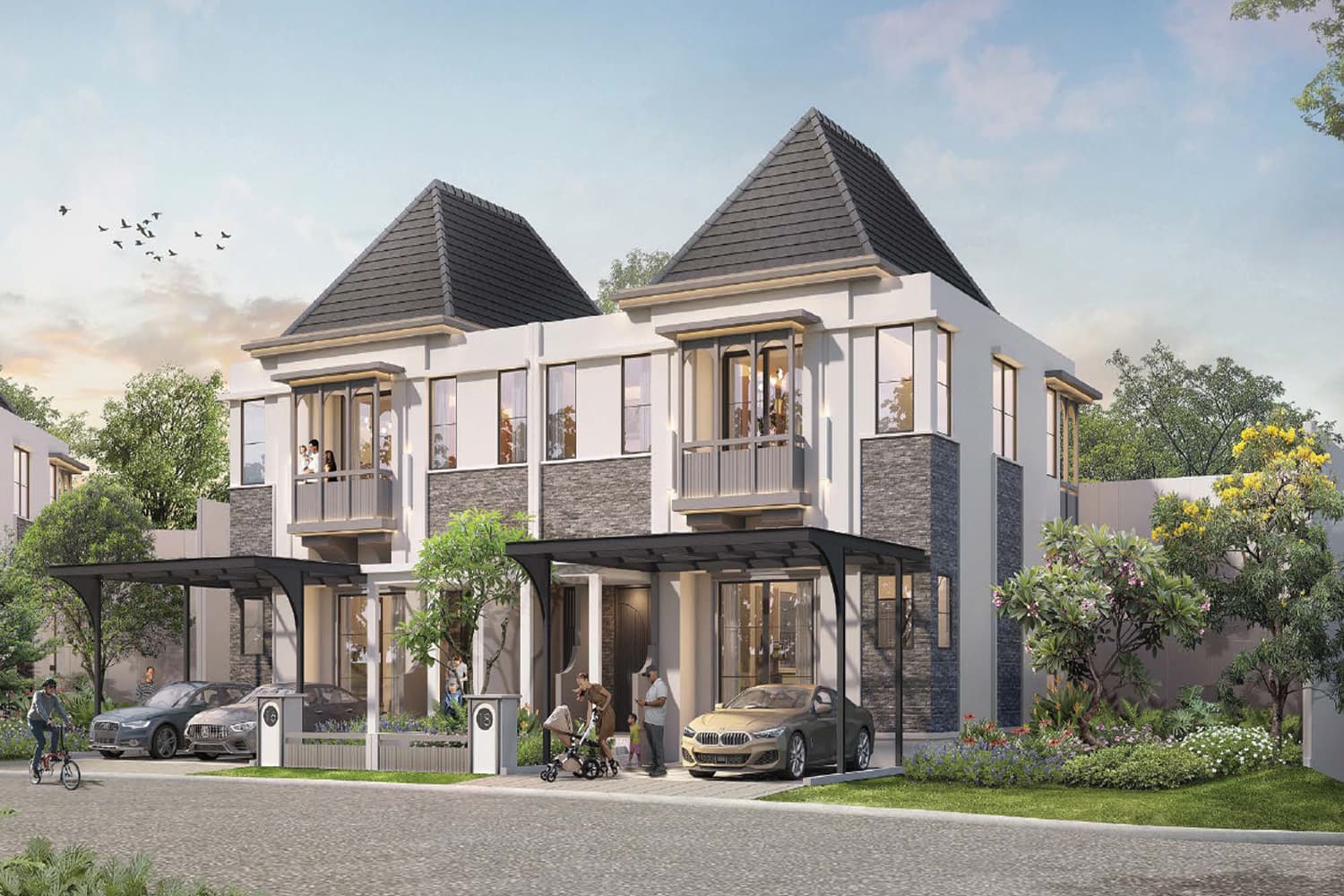 Fasad Maple Residence Summarecon Bogor