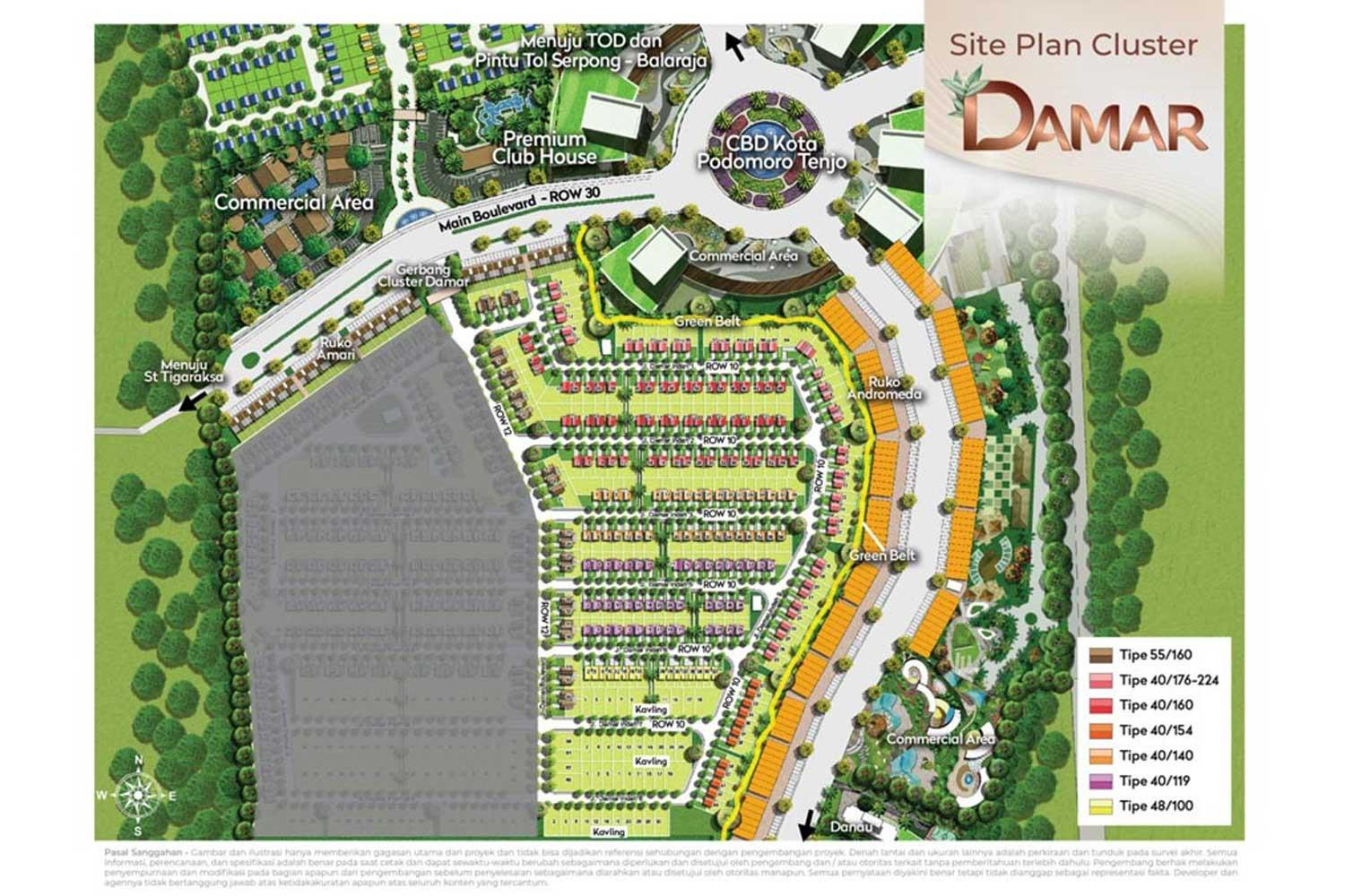 Siteplan Cluster