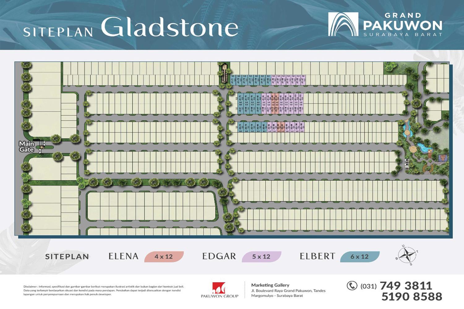 Siteplan Gladstone Grand Pakuwon