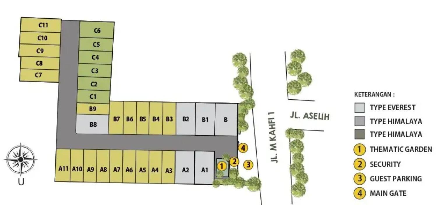 Siteplan Cluster