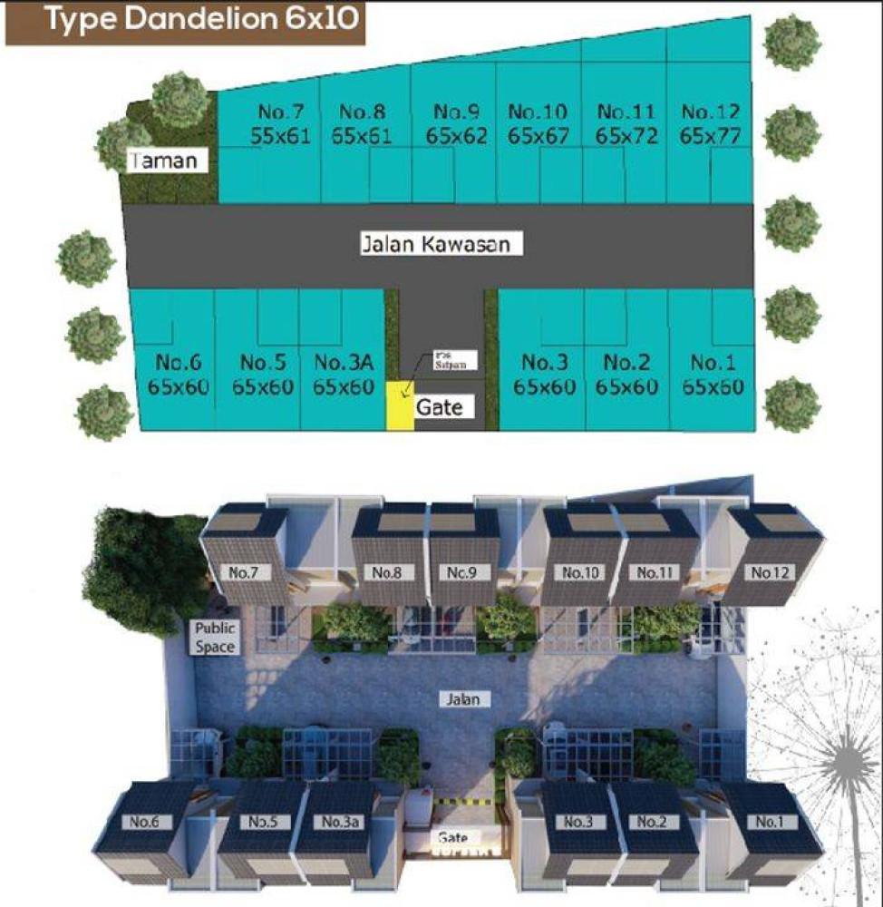 Siteplan Golden B Dandelion