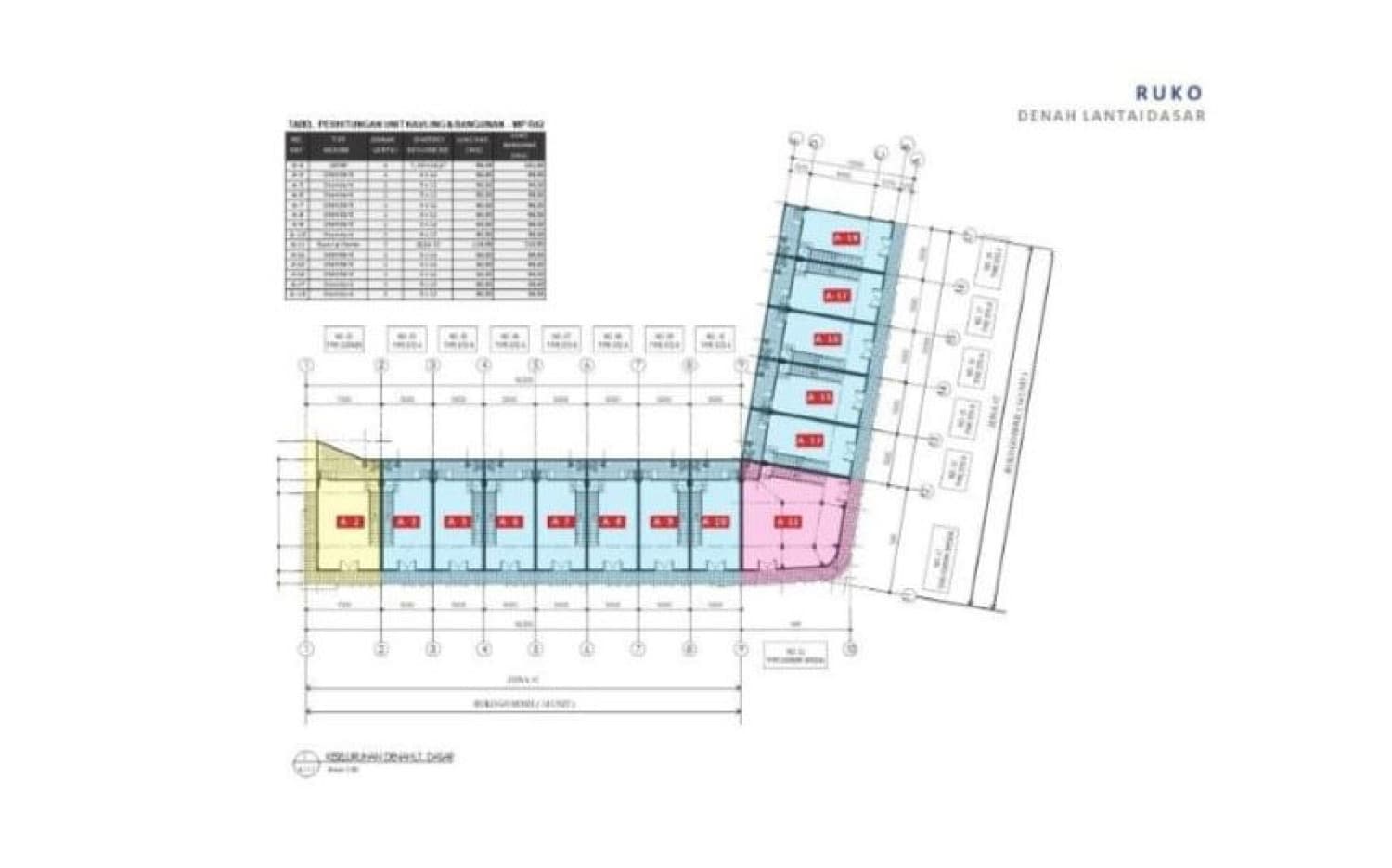 Siteplan Ruko Go Home Residence