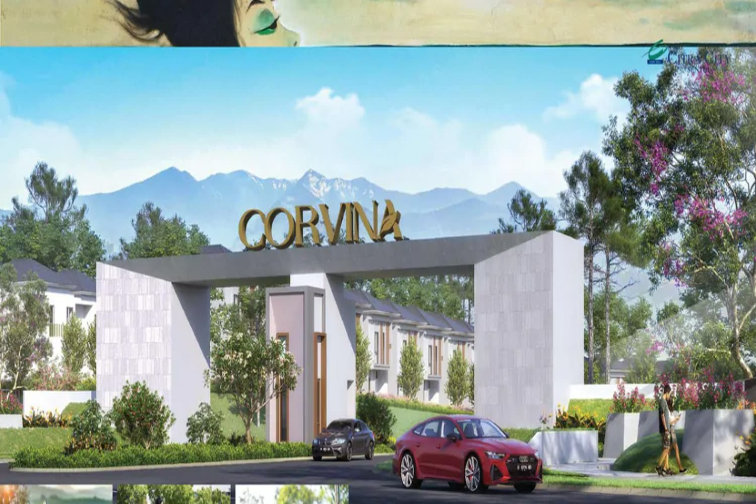 Main Gate Corvina Citra City Sentul