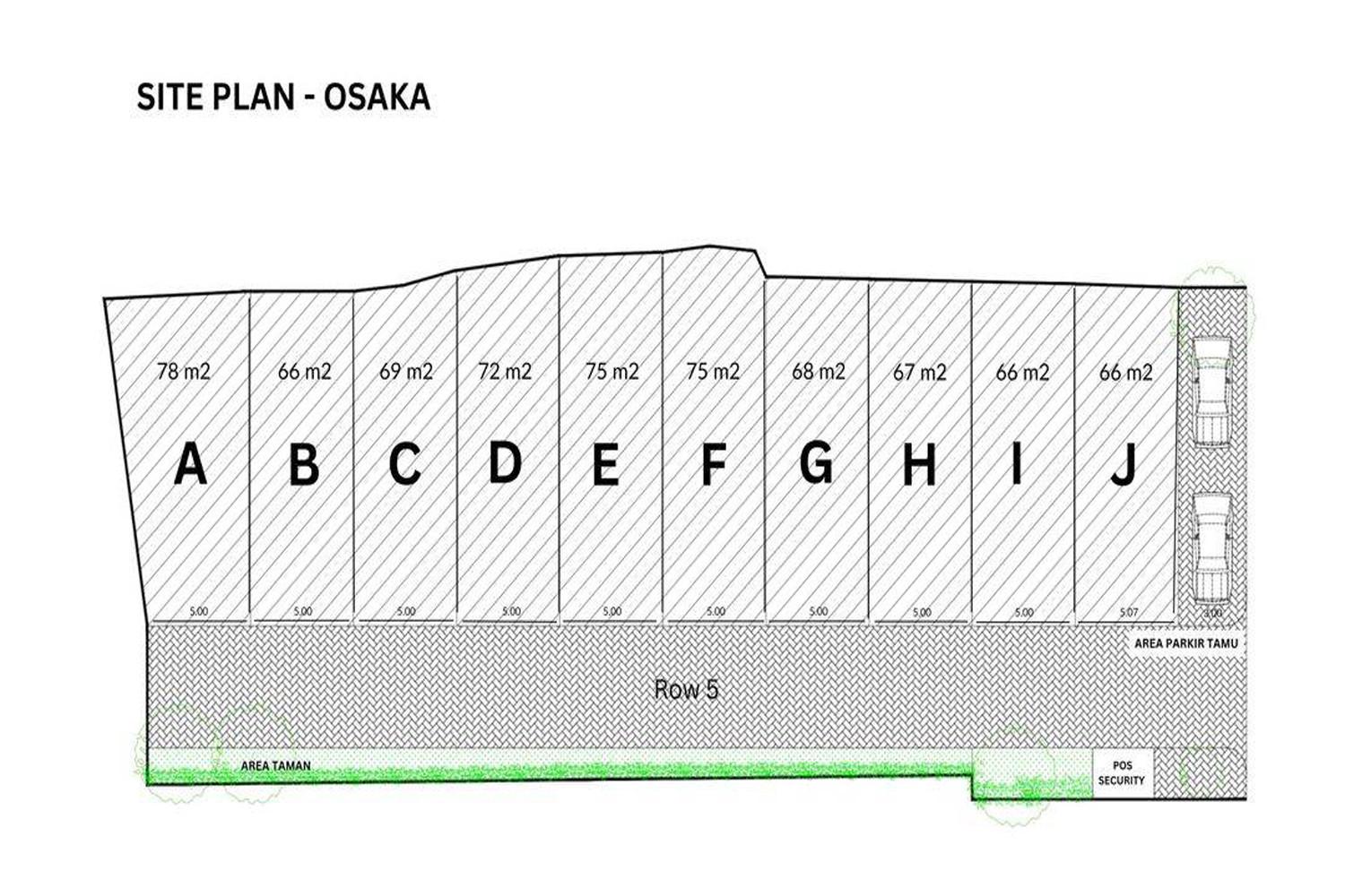 Siteplan Osaka Tanjung Barat