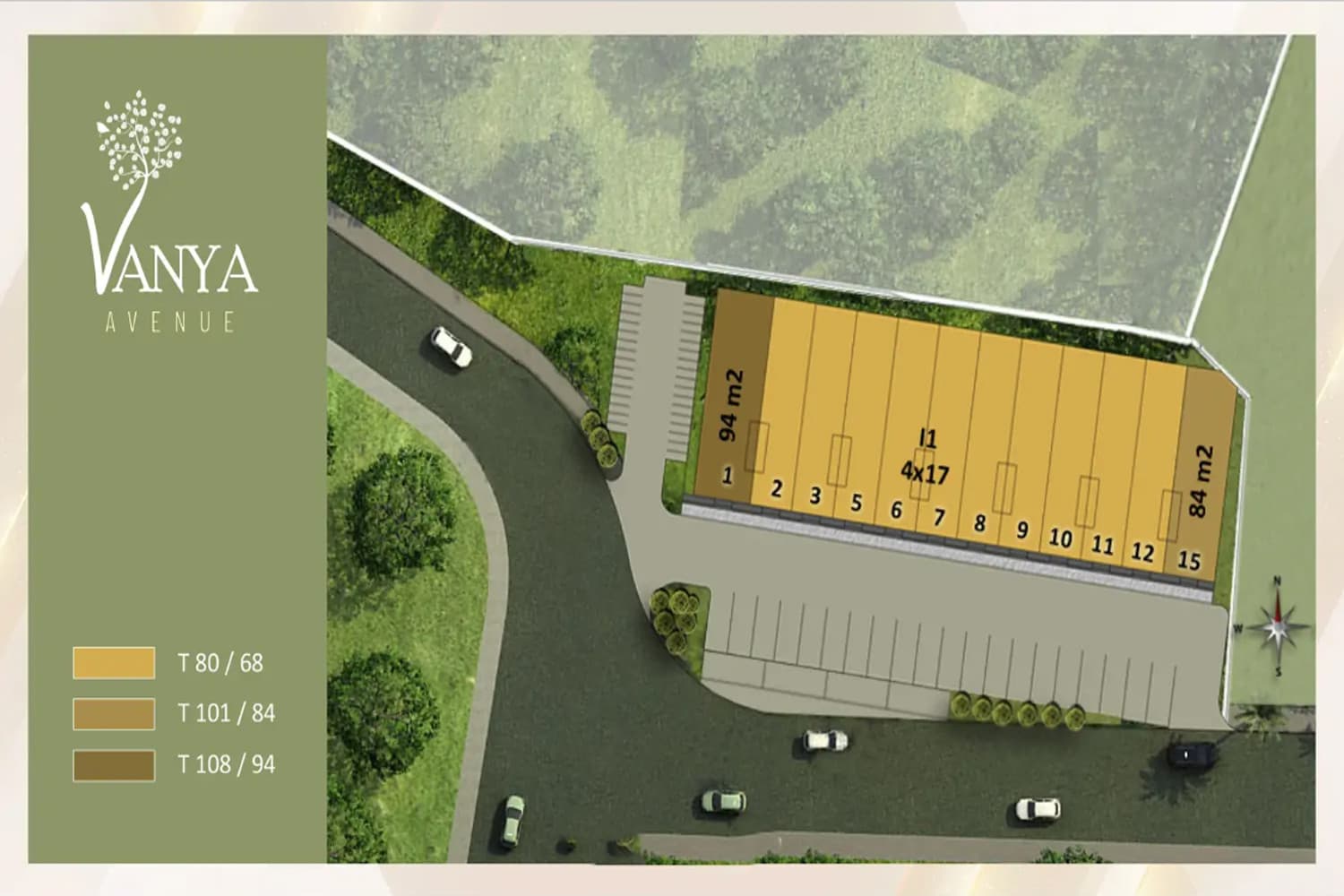 Siteplan Ruko Vanya Park