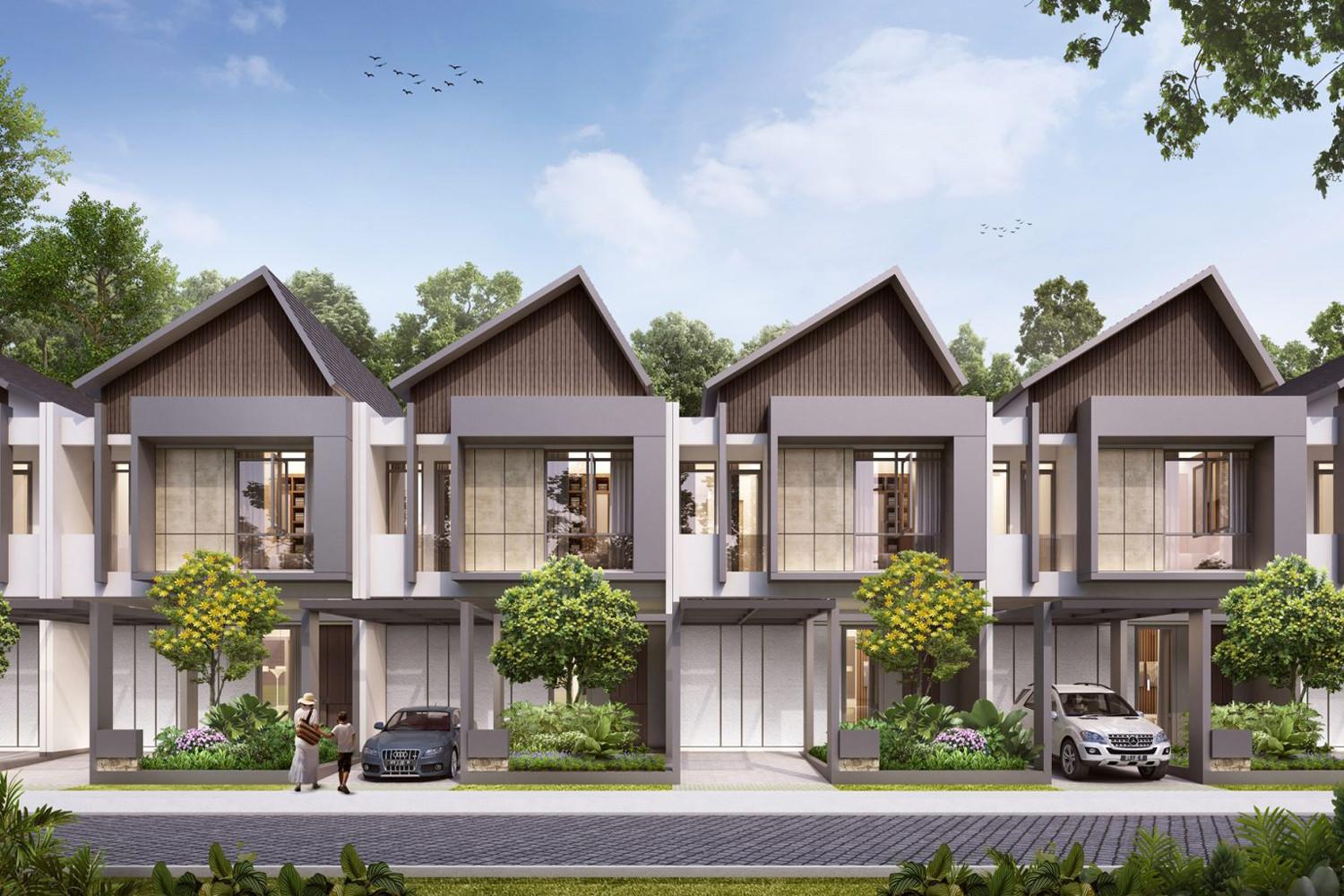 Fasad Kaliandra Garden Villa Tipe Azura