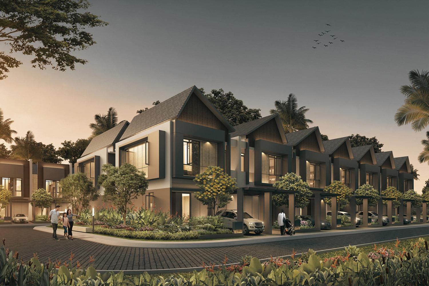 Fasad Kaliandra Garden Villa Tipe Azura