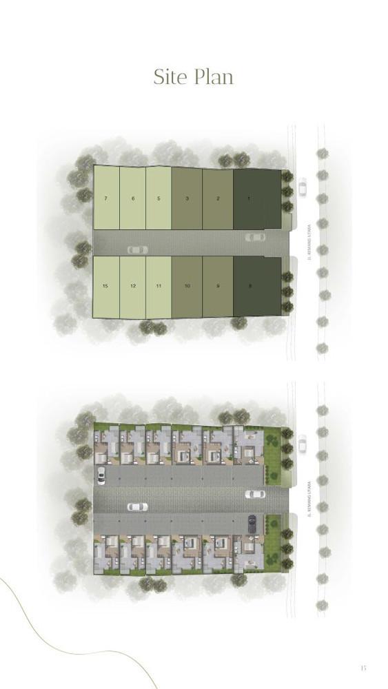 Siteplan North Kemang Huis