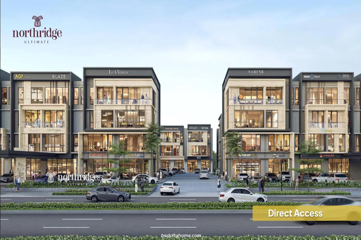 Fasad Ruko Northridge Ultimate