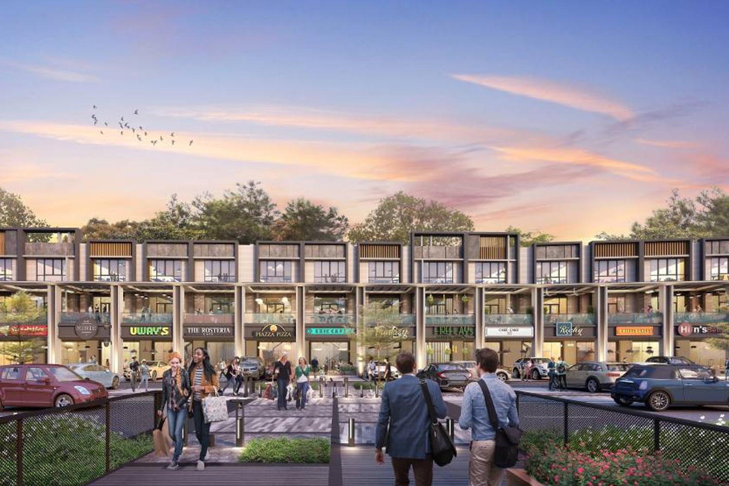 Fasad Ruko Carson Summarecon Serpong