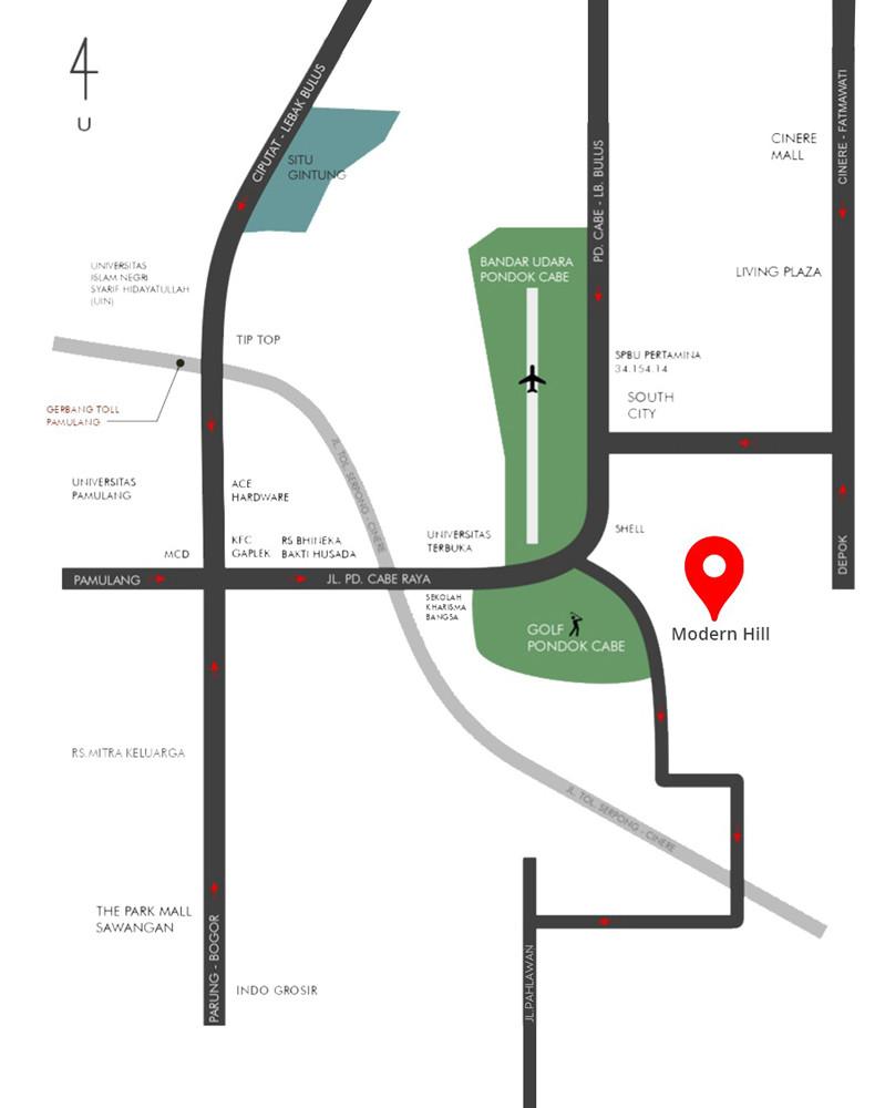 Lokasi Modern Hill
