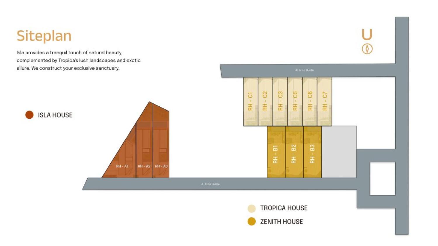 Siteplan Row House Kemang