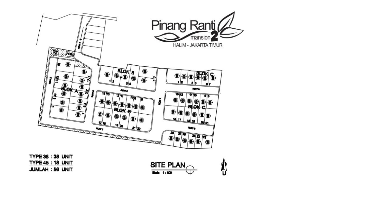 Siteplan Pinang Ranti Mansion 2