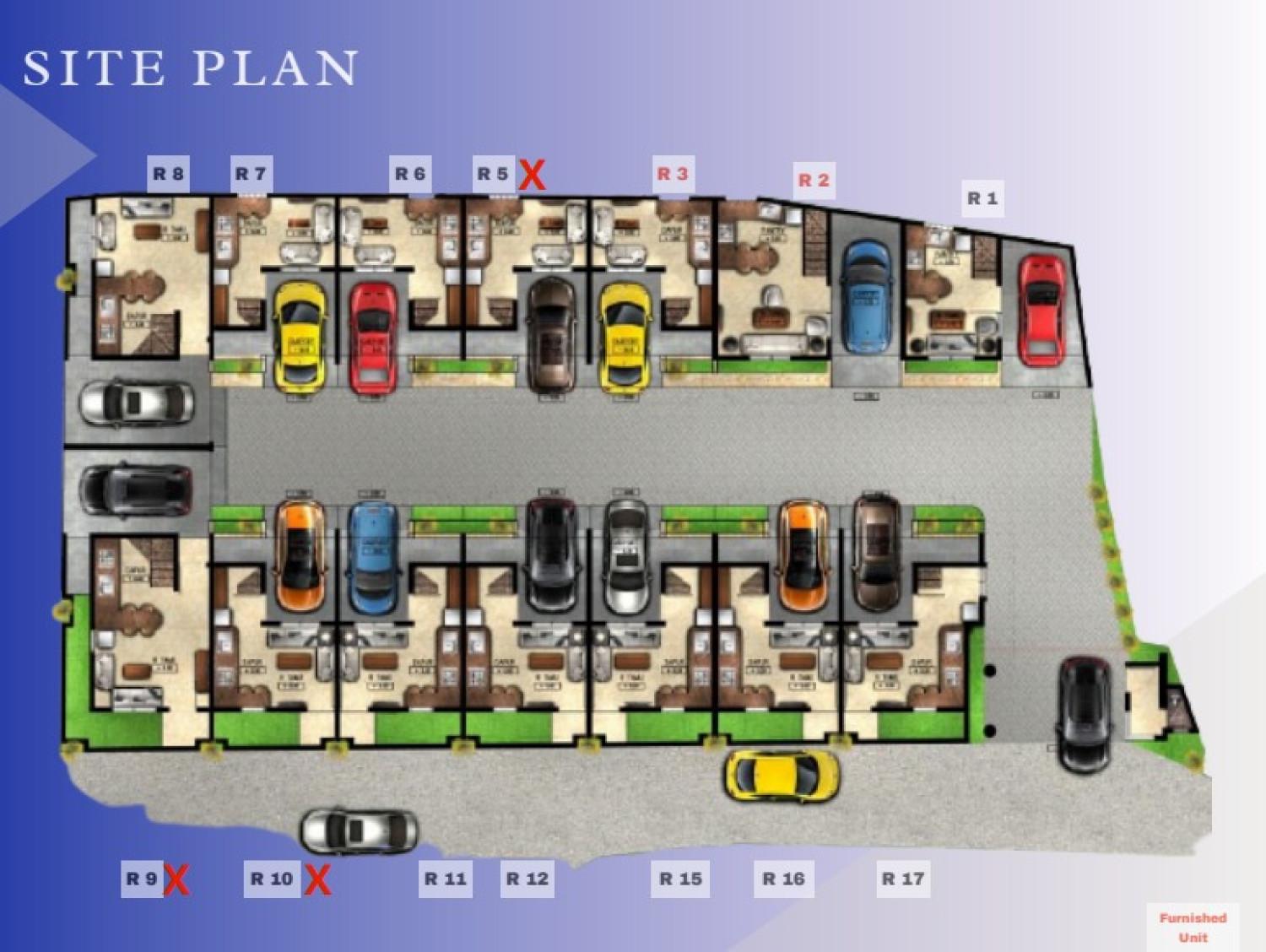 Siteplan Palm Garden Townhouse