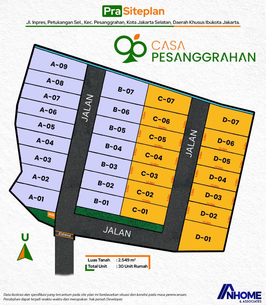 Siteplan Casa Pesanggrahan