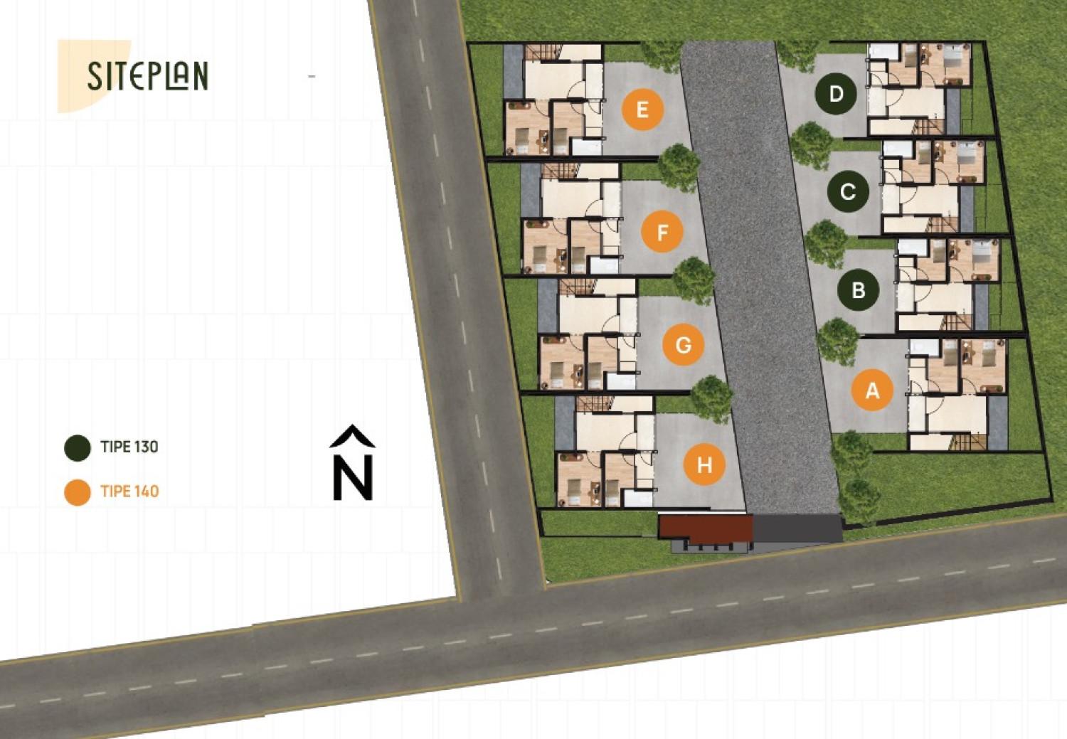 Siteplan Ruma Niva Veteran