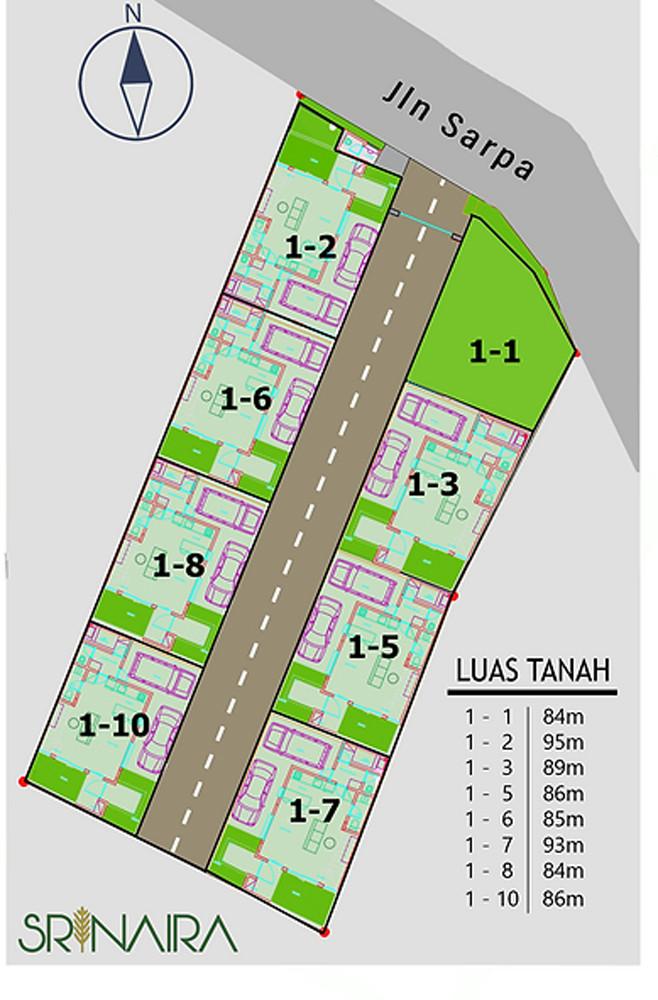 Siteplan Srinaya Residence