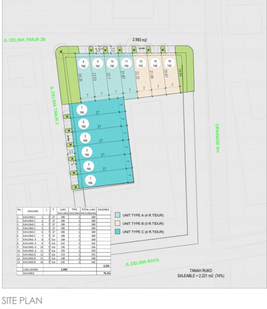 Siteplan Delima House