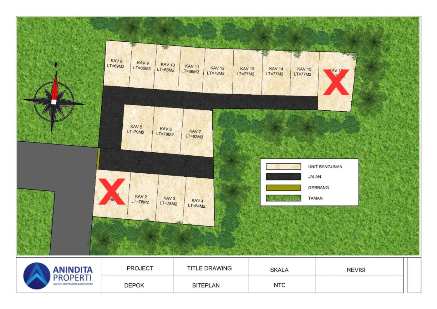 Siteplan Cluster