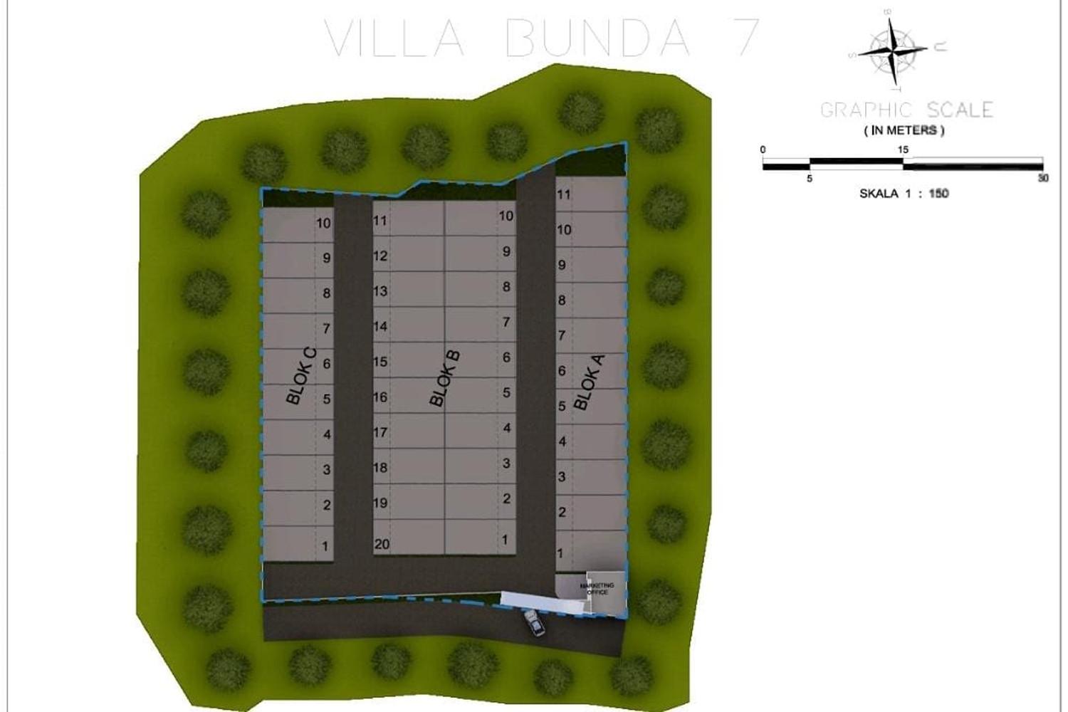 Siteplan Villa Bunda 7