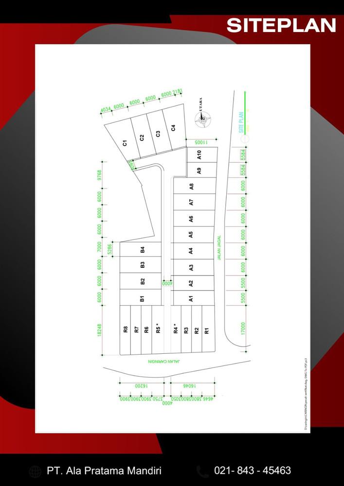 Siteplan Puri Harvest Depok