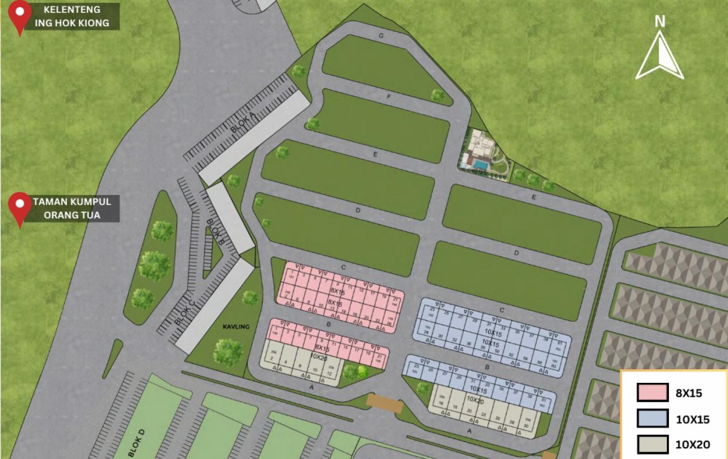 Siteplan Cluster