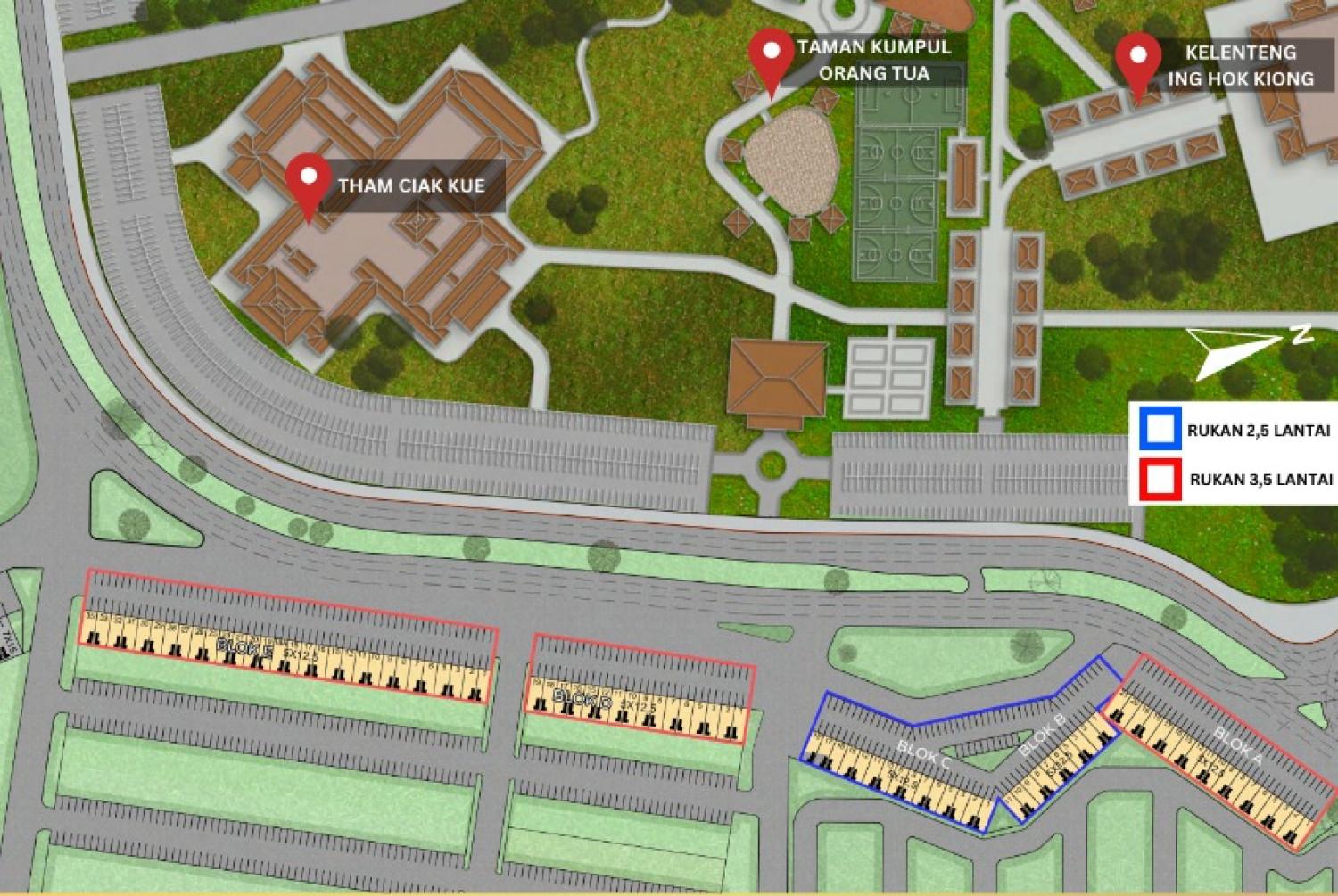 Siteplan Cluster