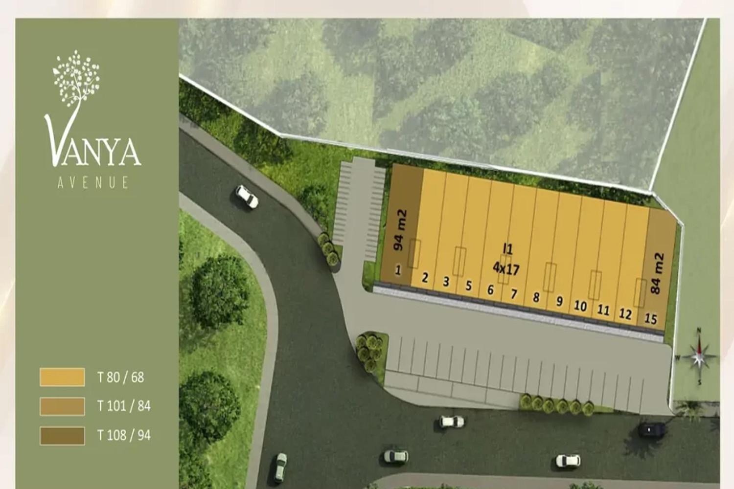 Siteplan Ruko Vanya Avenue