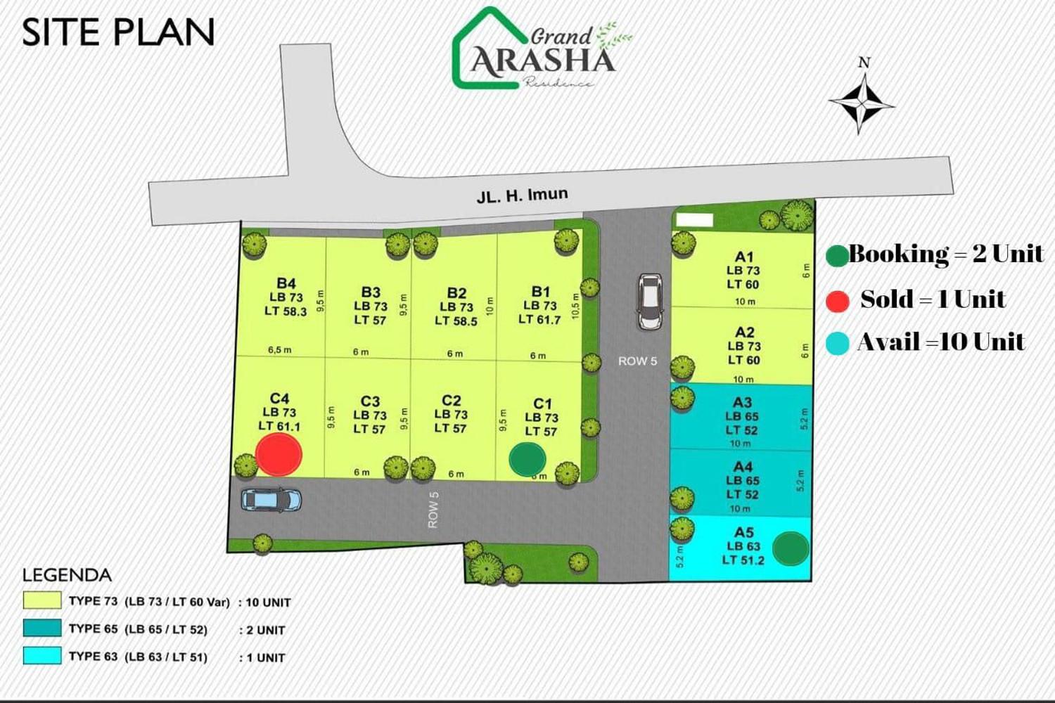 Siteplan Grand Arasha Residence