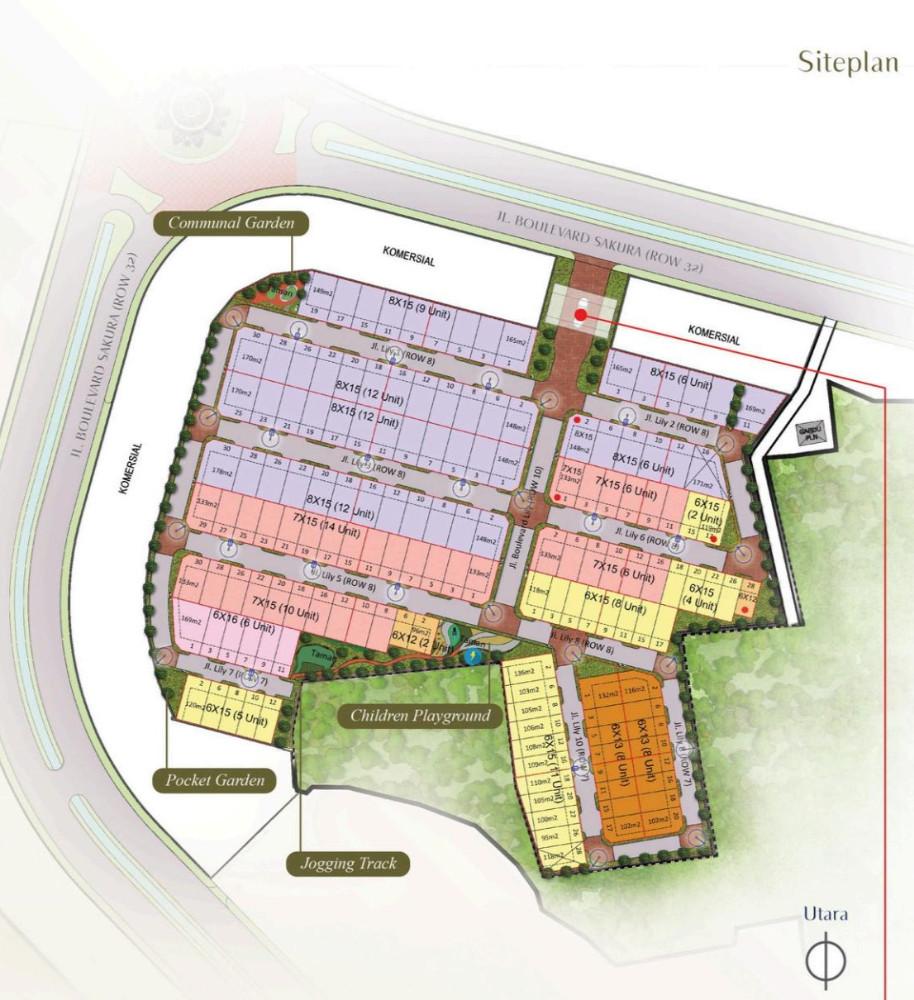 Siteplan Cluster