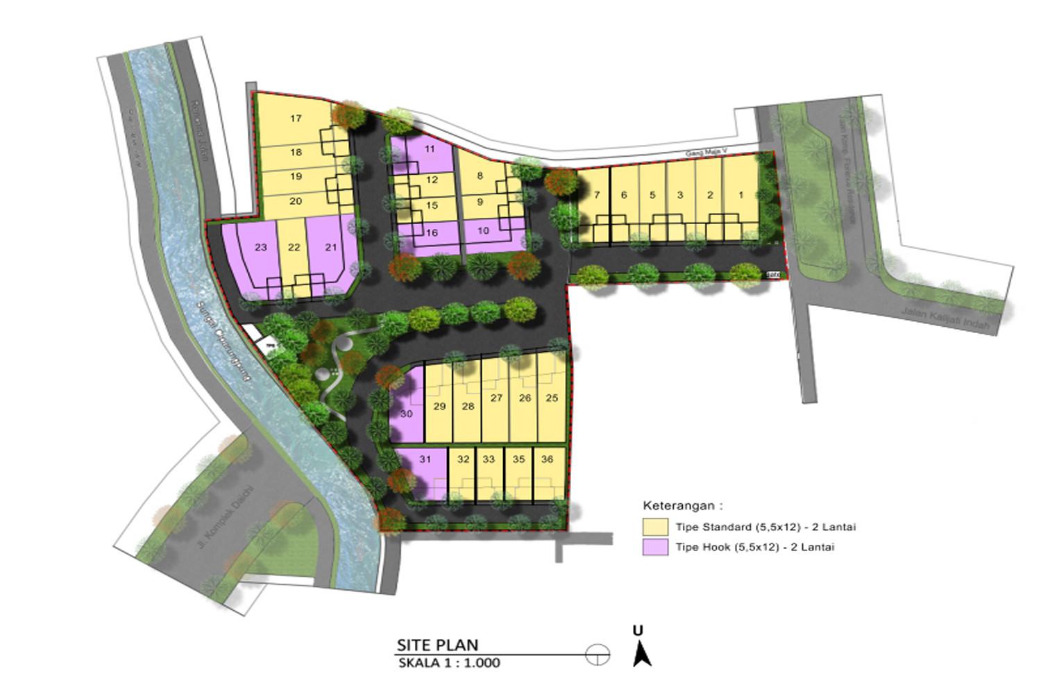 Siteplan Adamar Residence