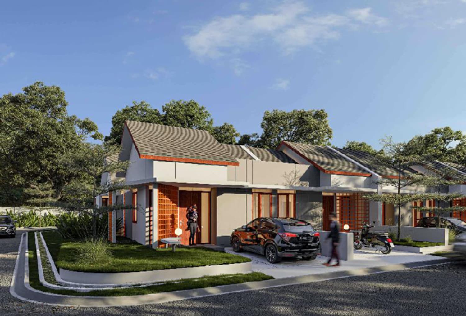 Fasad Nusantara Regency 1 Lantai