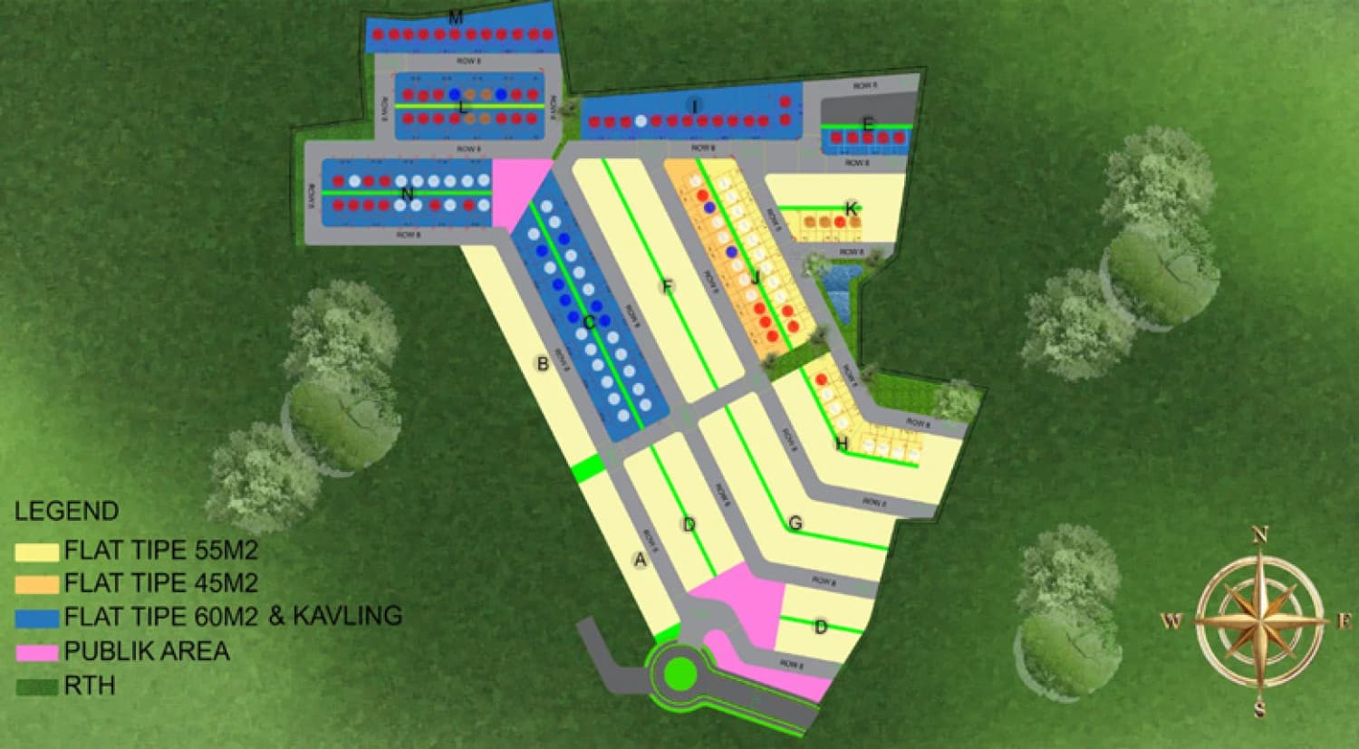 Siteplan Beryl Park