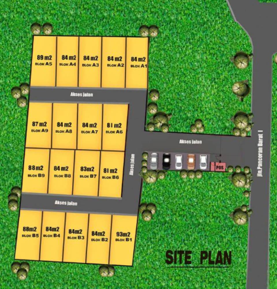 Siteplan Pancoran Metropolitan 18 Residence