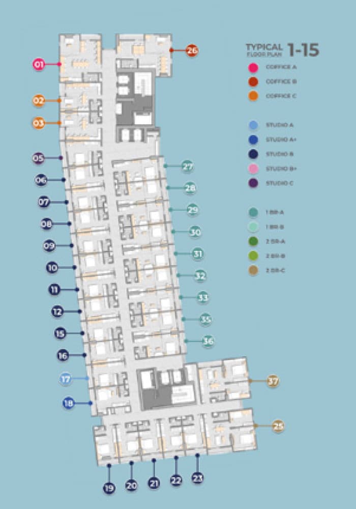 Siteplan Creativo Bintaro Plaza Residence