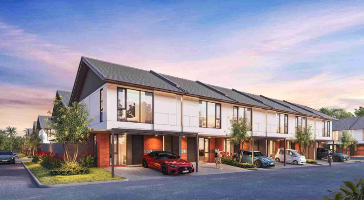 Fasad Cendana Grand Suites Park Serpong