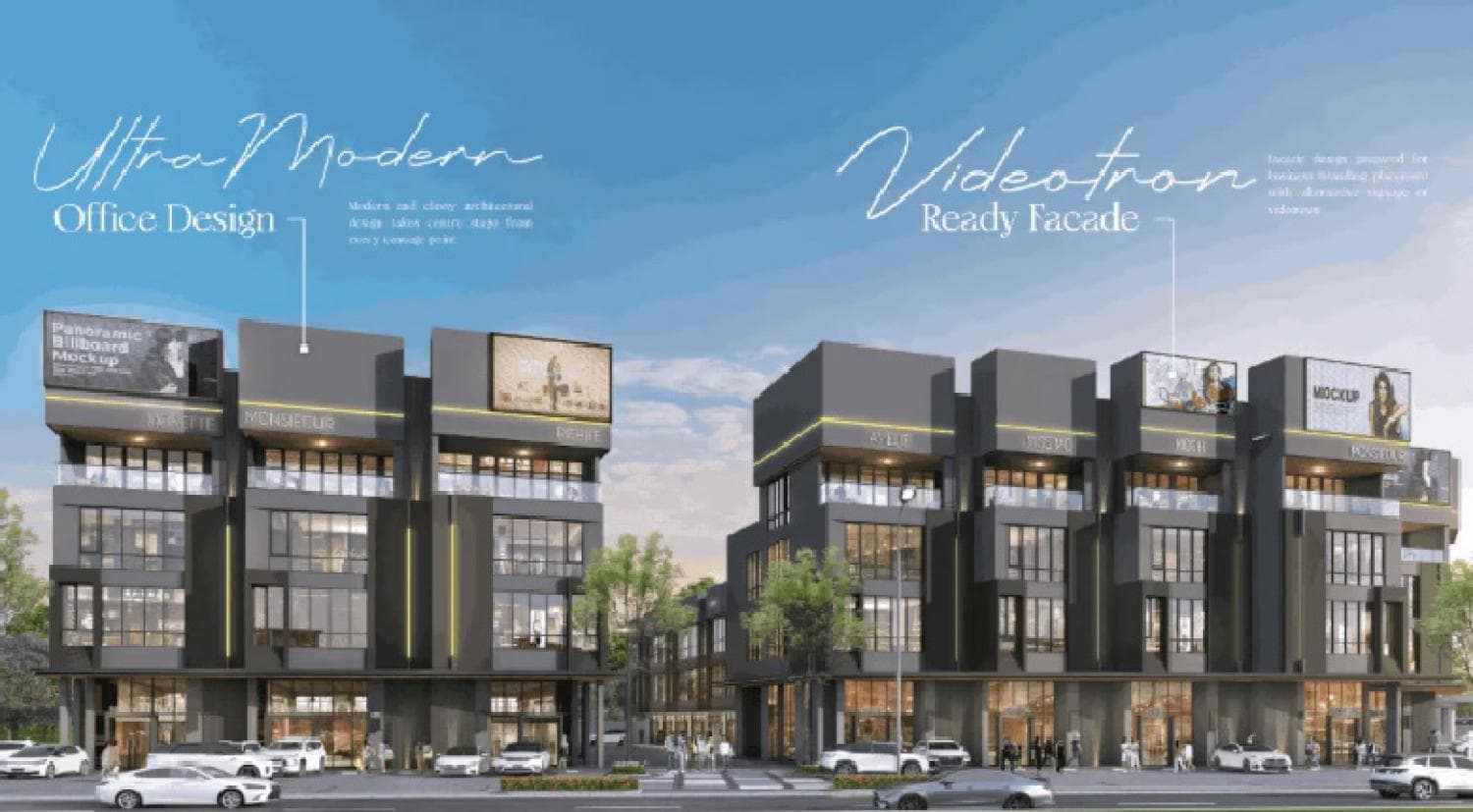Fasad Ruko Maxim Square Gading Serpong