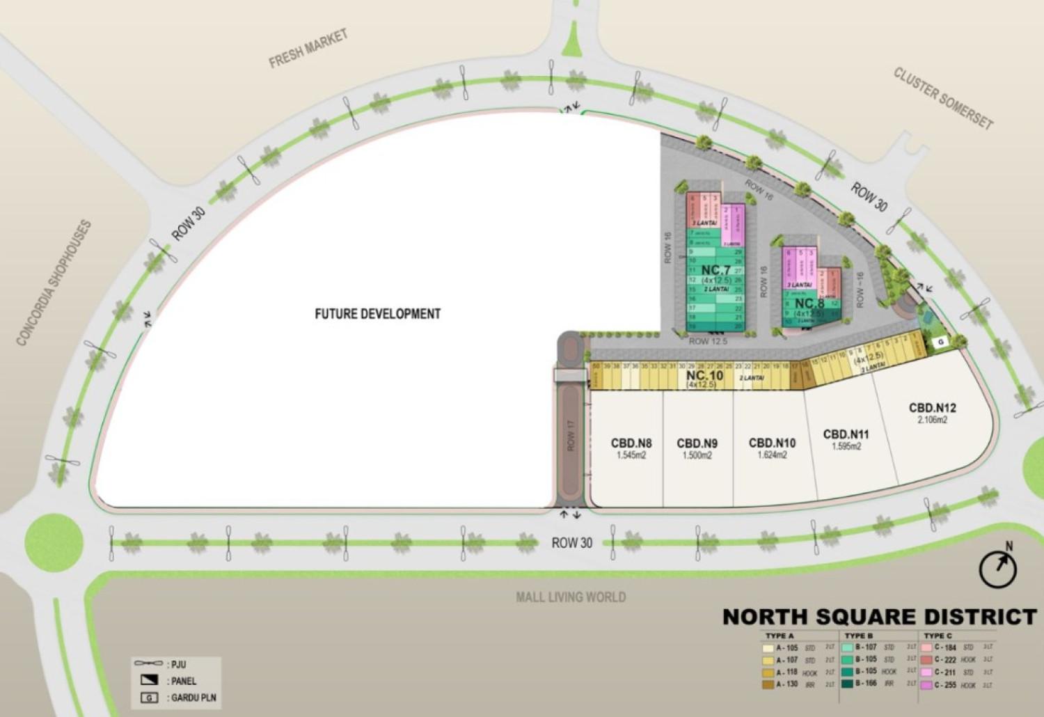 Siteplan Cluster