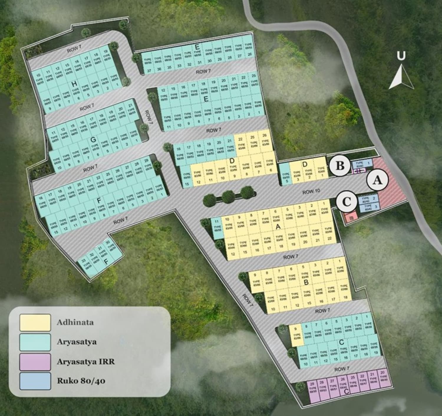 Siteplan Cluster