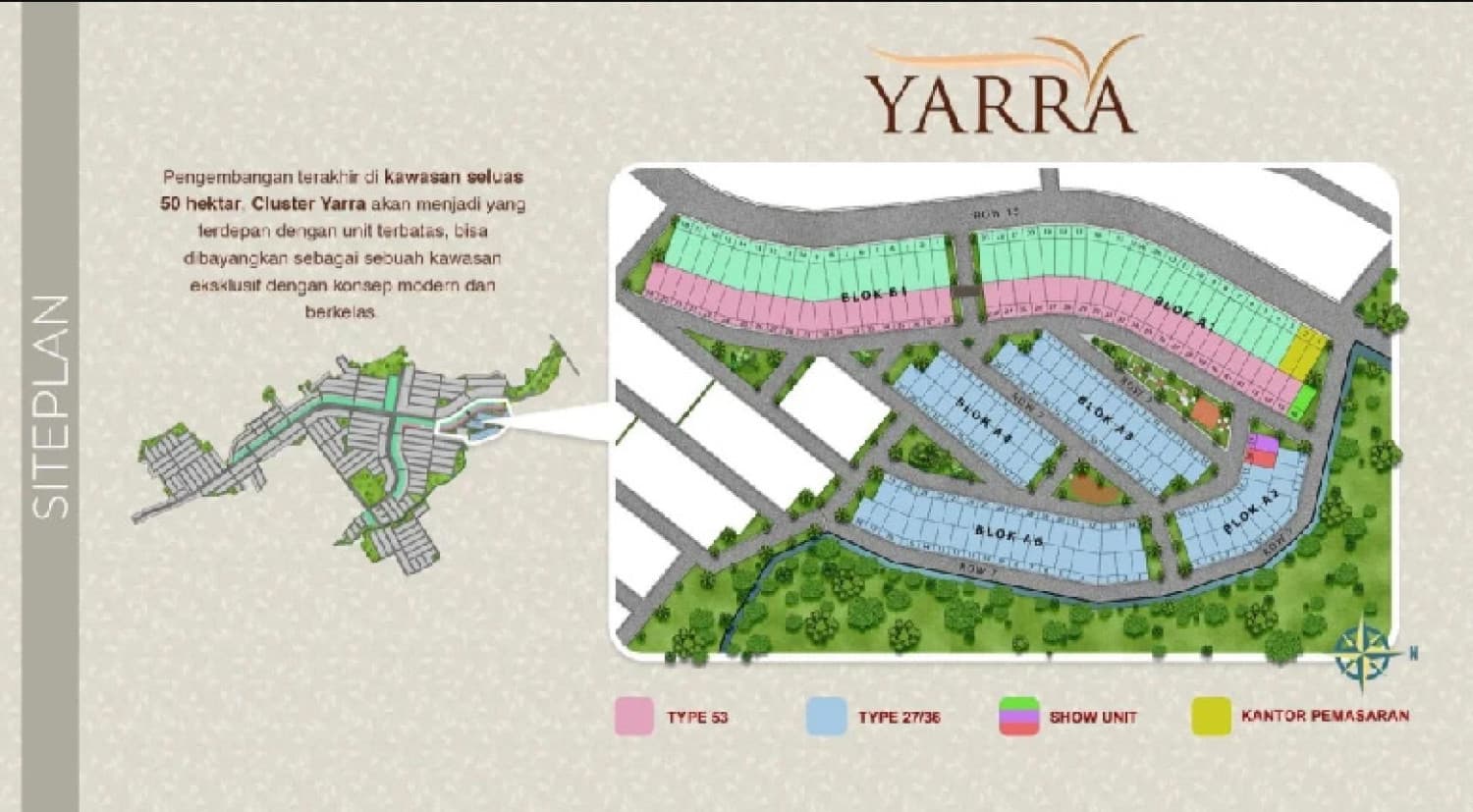 Siteplan Yarra