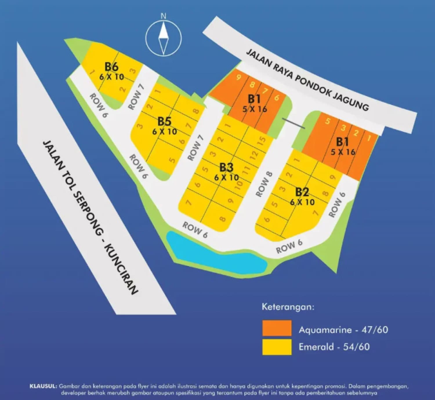 Siteplan Regensi Melati Mas