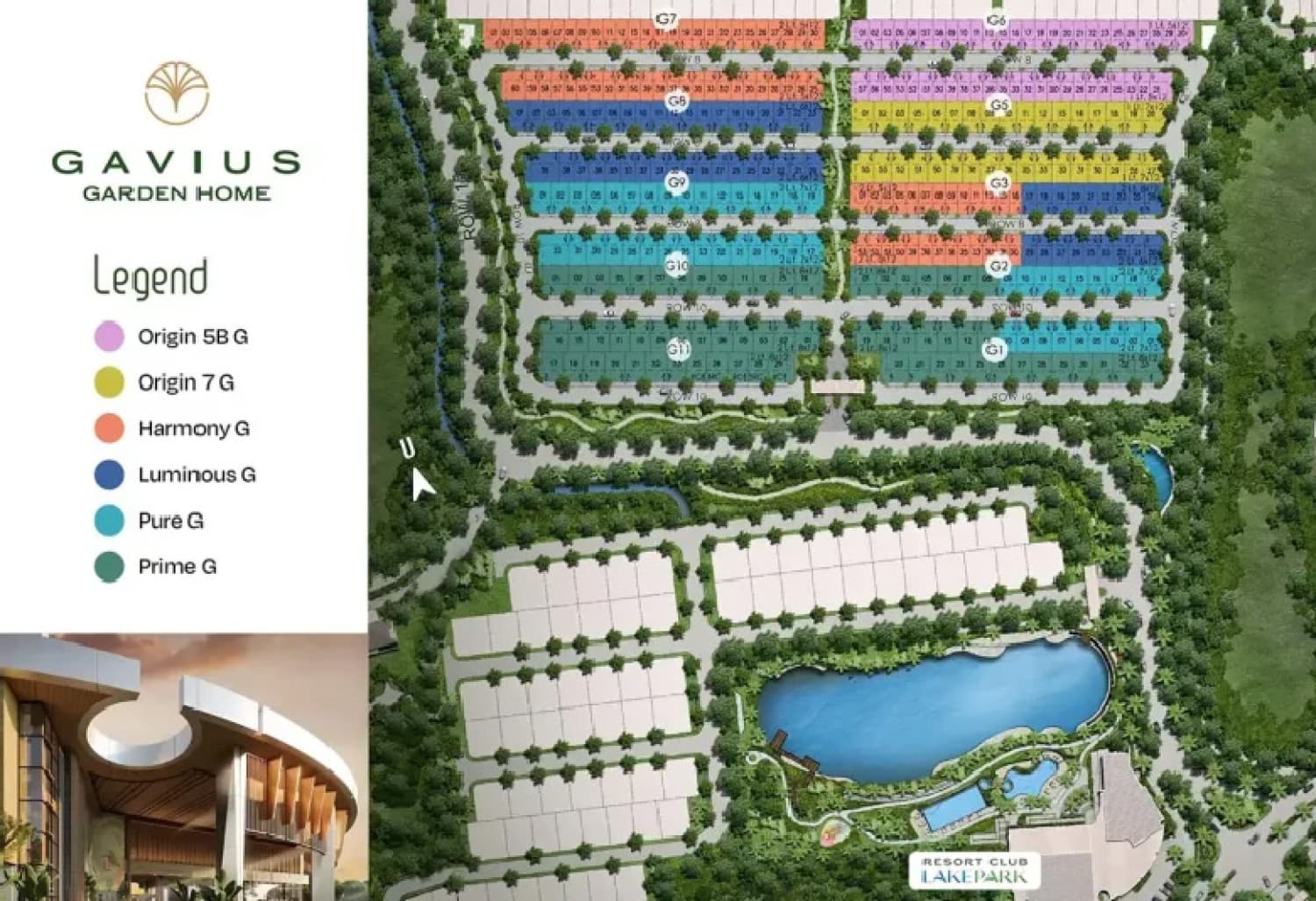 Siteplan Gavius Garden Home
